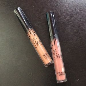 Kylie Cosmetics Glosses in Candy K and Exposed